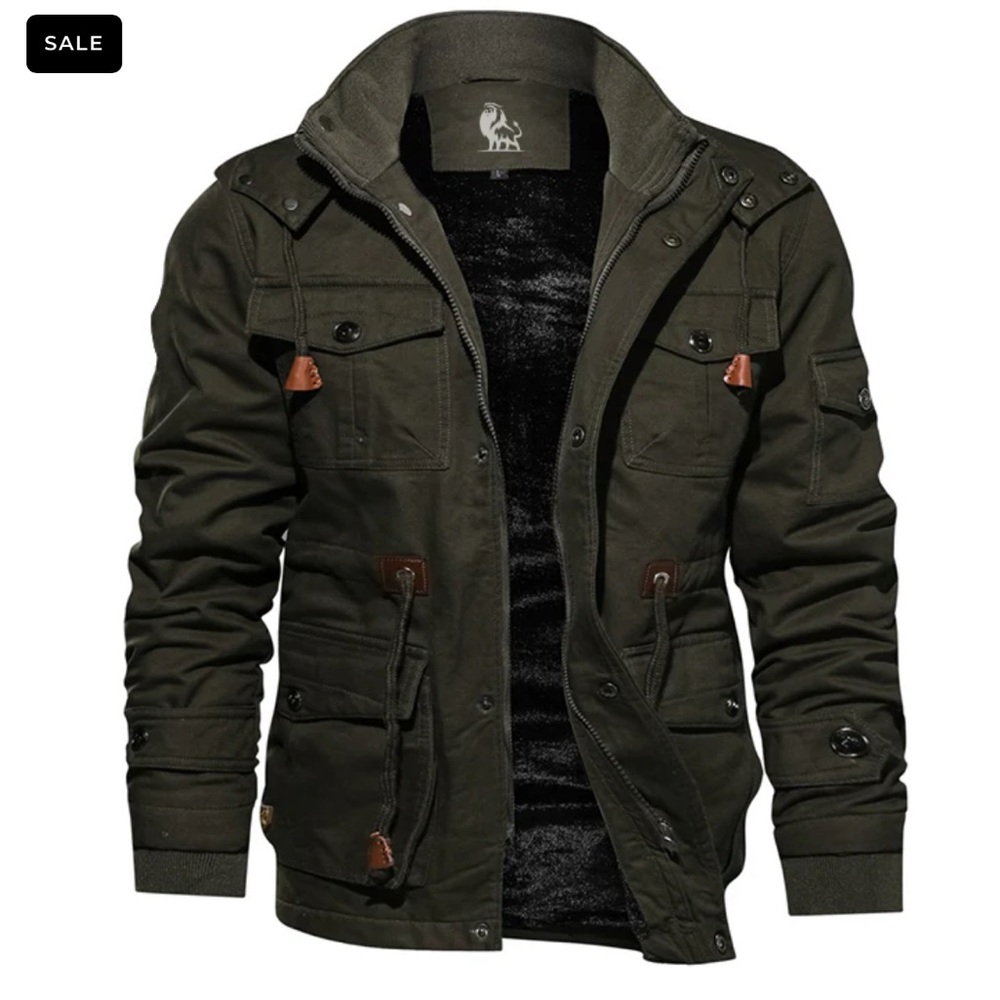 David Outwear Survival Cotton Jacket Dark Green XL‎ New With Tags